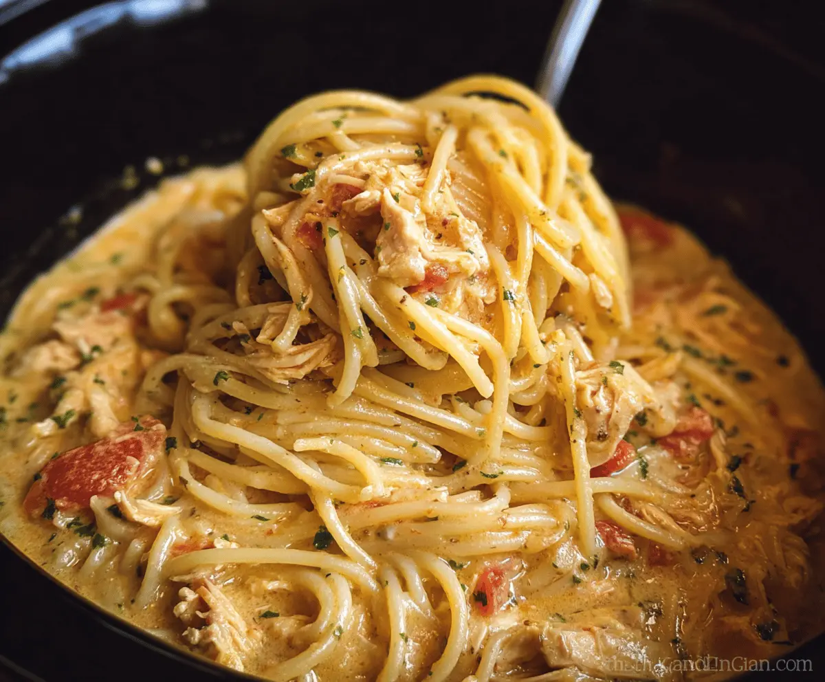 Easy Crockpot Chicken Spaghetti Recipe for Busy Weeknights