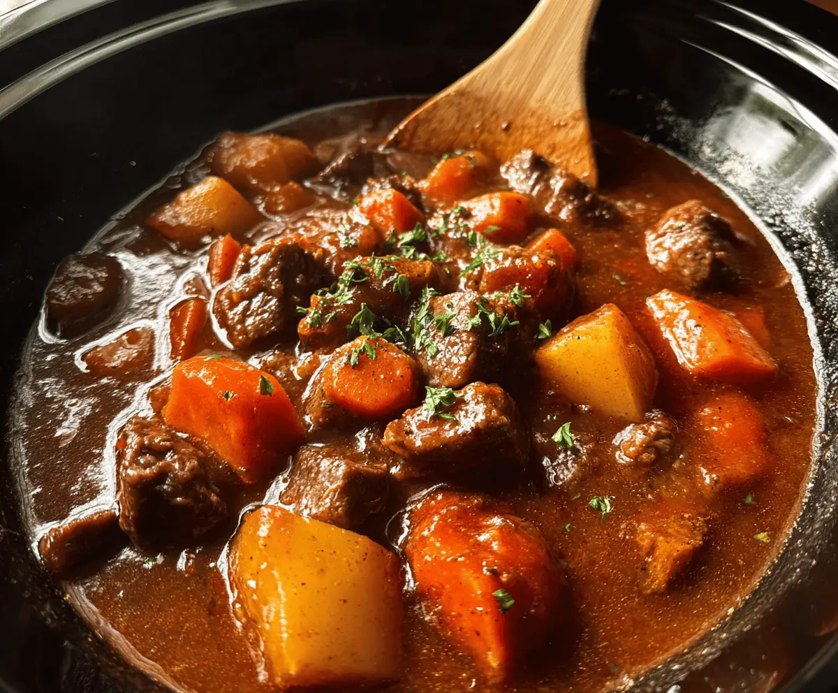 Easy Crock Pot Beef Stew Recipe for Cozy Dinners