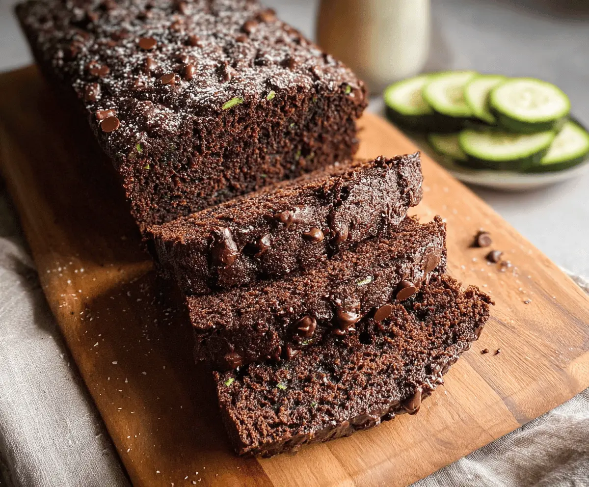 Moist Chocolate Zucchini Bread Recipe