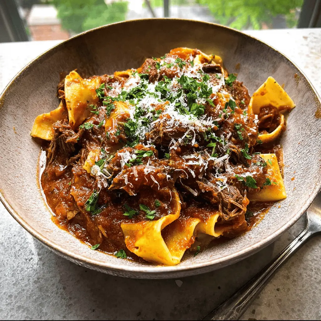 Easy Slow Cooker Beef Ragu Recipe for Tender Flavor