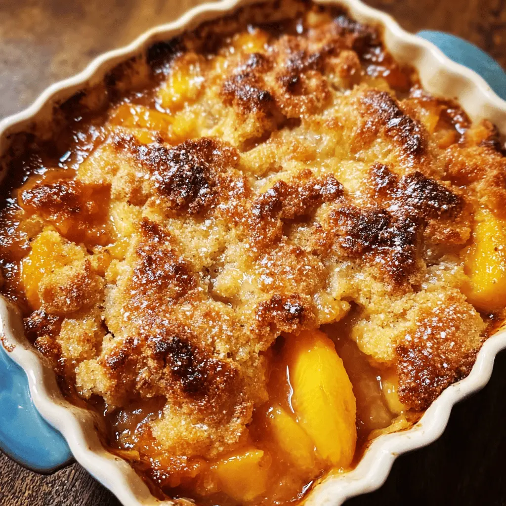 Easy Ultimate Peach Cobbler Recipe For Perfect Summer Dessert