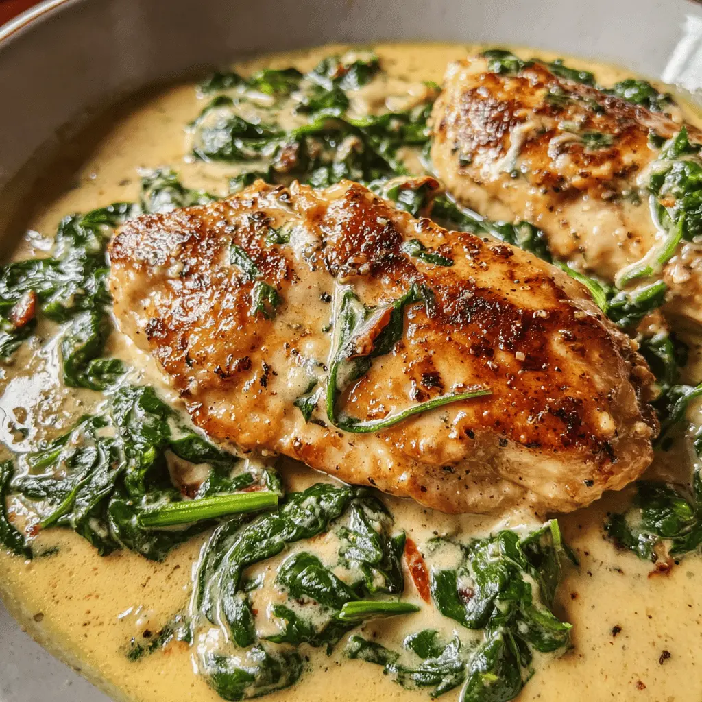 Easy Creamy Chicken Florentine Recipe
