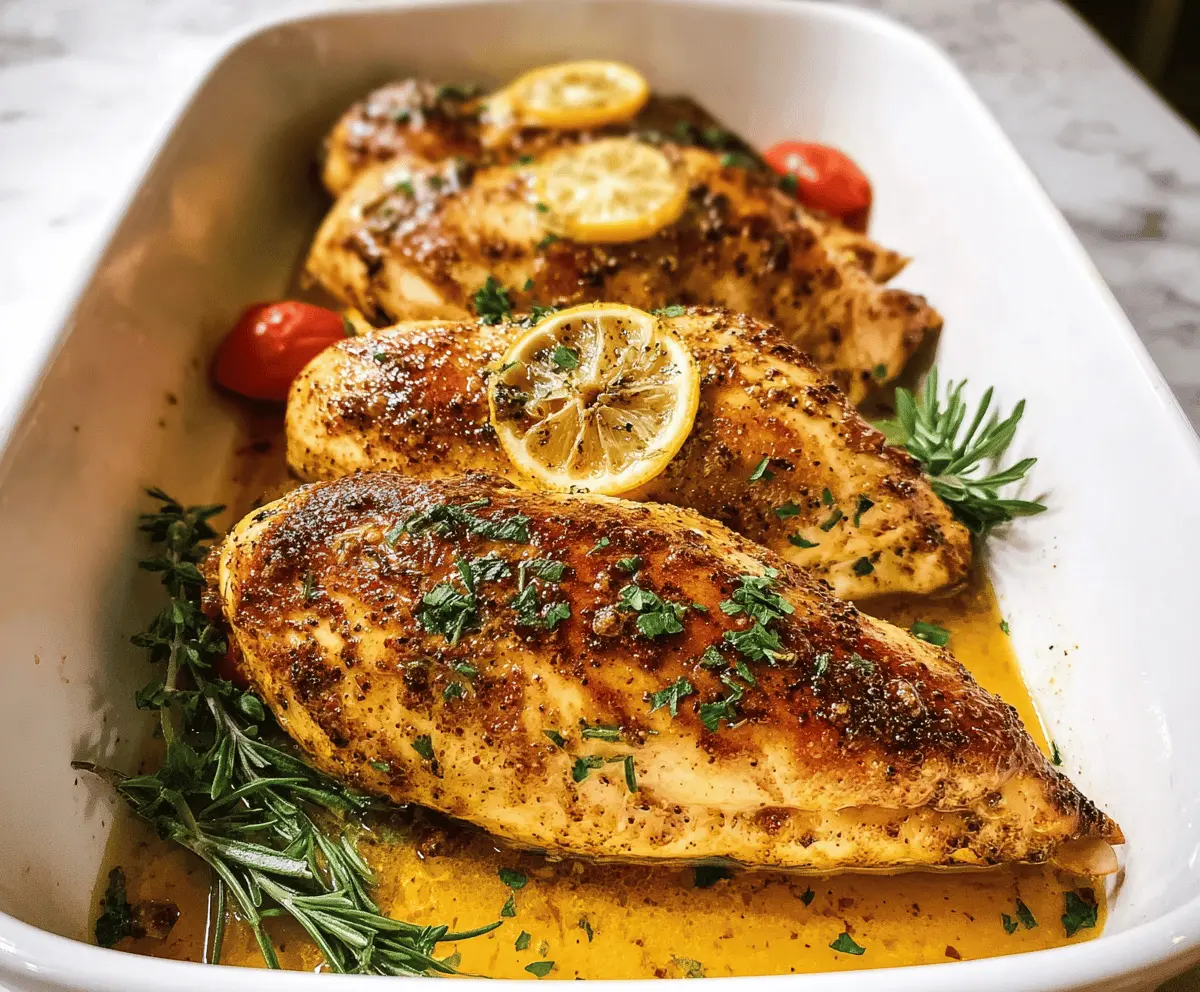Easy Oven Baked Chicken Breast Recipe