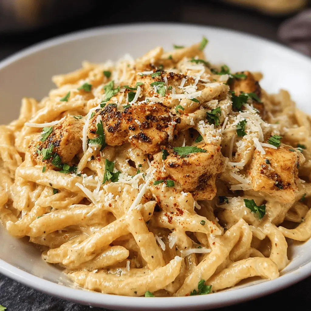 Easy Crock Pot Cajun Chicken Pasta Recipe