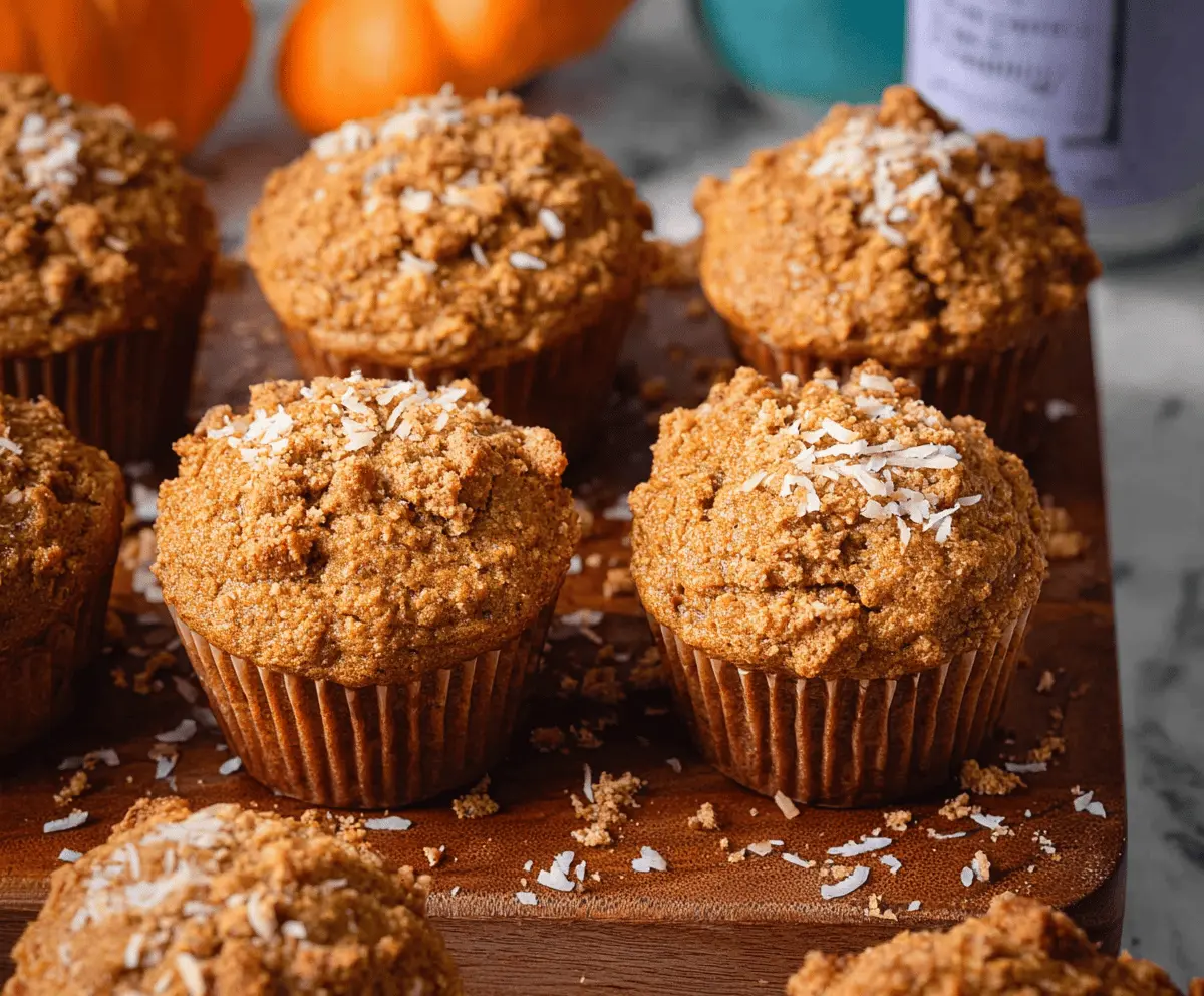 Pumpkin Coconut Muffins