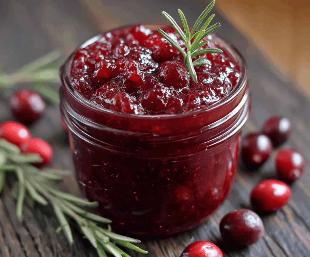 Delicious homemade Alton Brown cranberry sauce with fresh cranberries and orange zest.