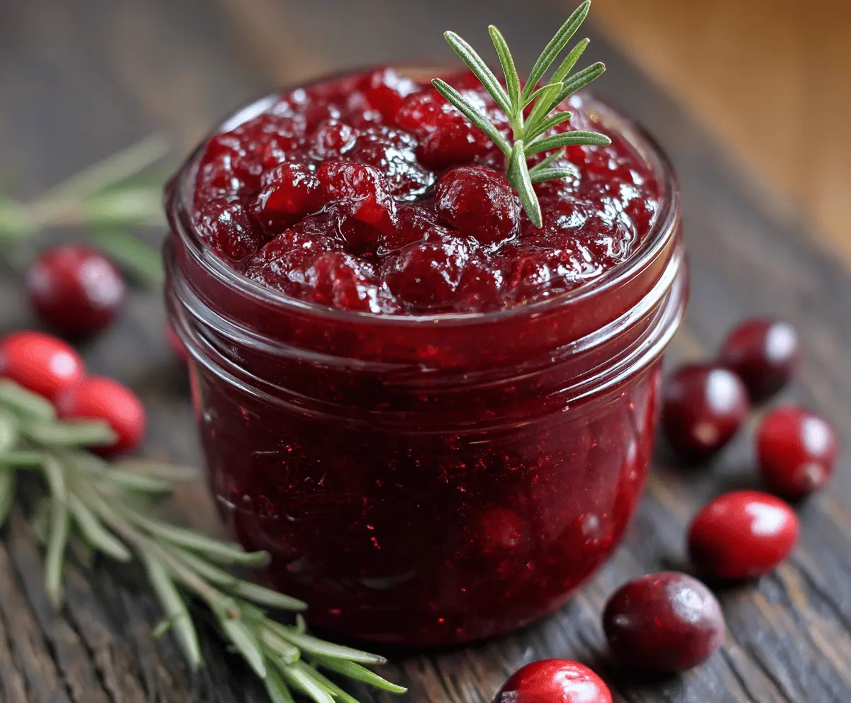 Delicious homemade Alton Brown cranberry sauce with fresh cranberries and orange zest.