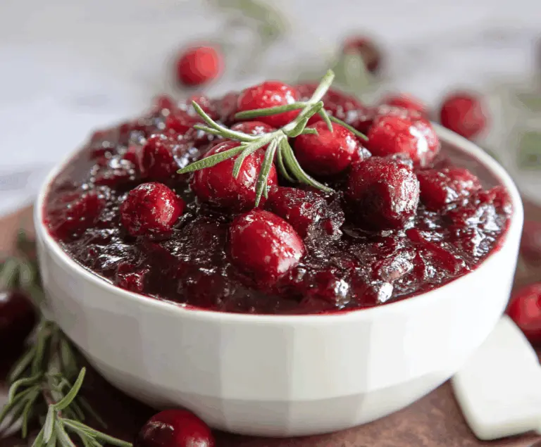 Brown Sugar Honey Cranberry Sauce