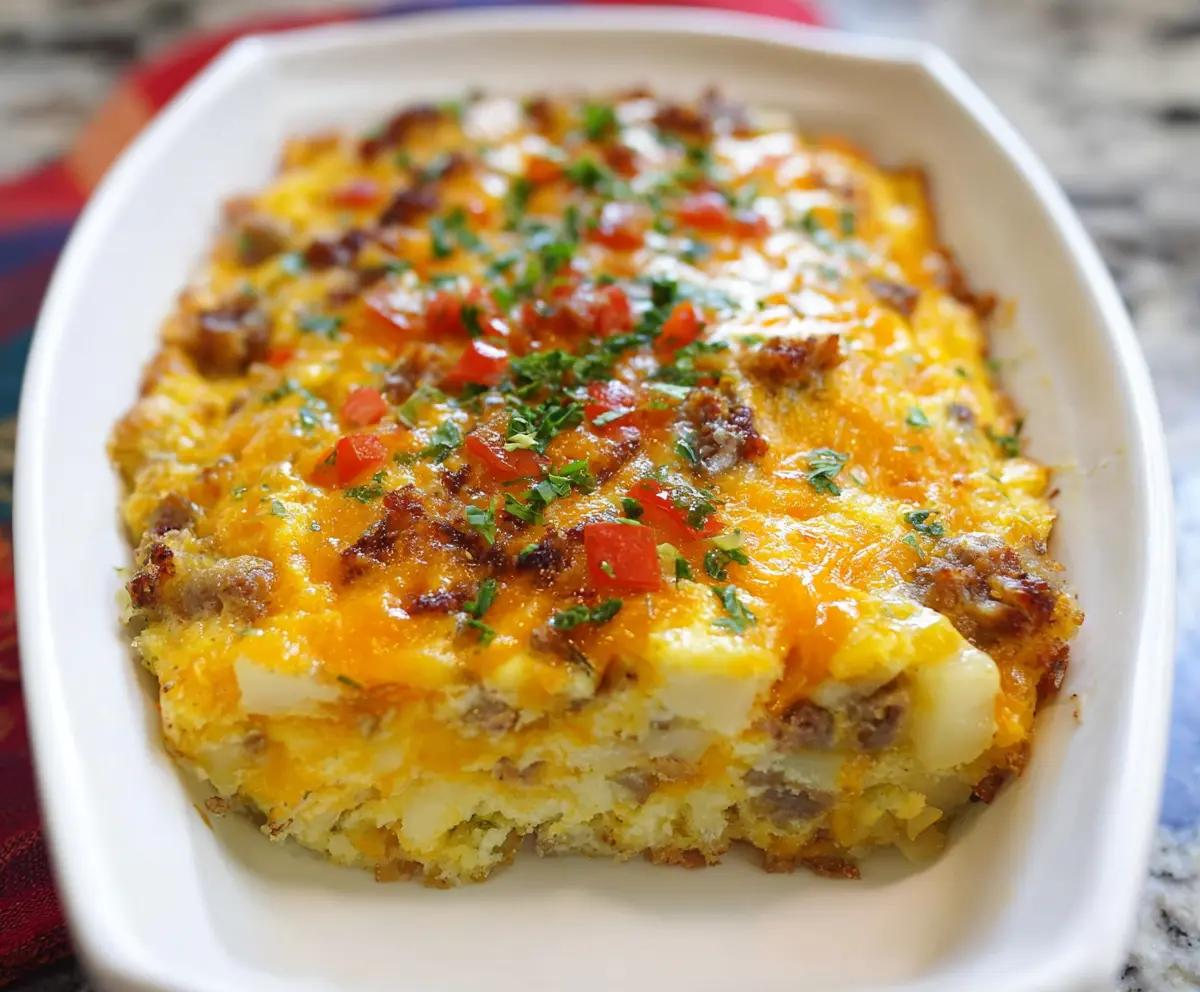 Cheesy Potato Breakfast Casserole