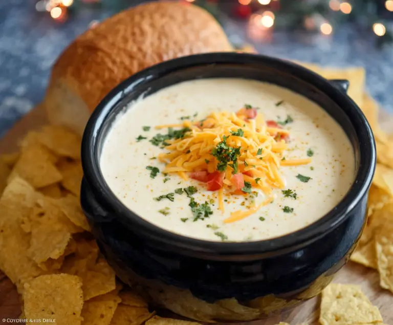 Crock Pot White Cheese Dip