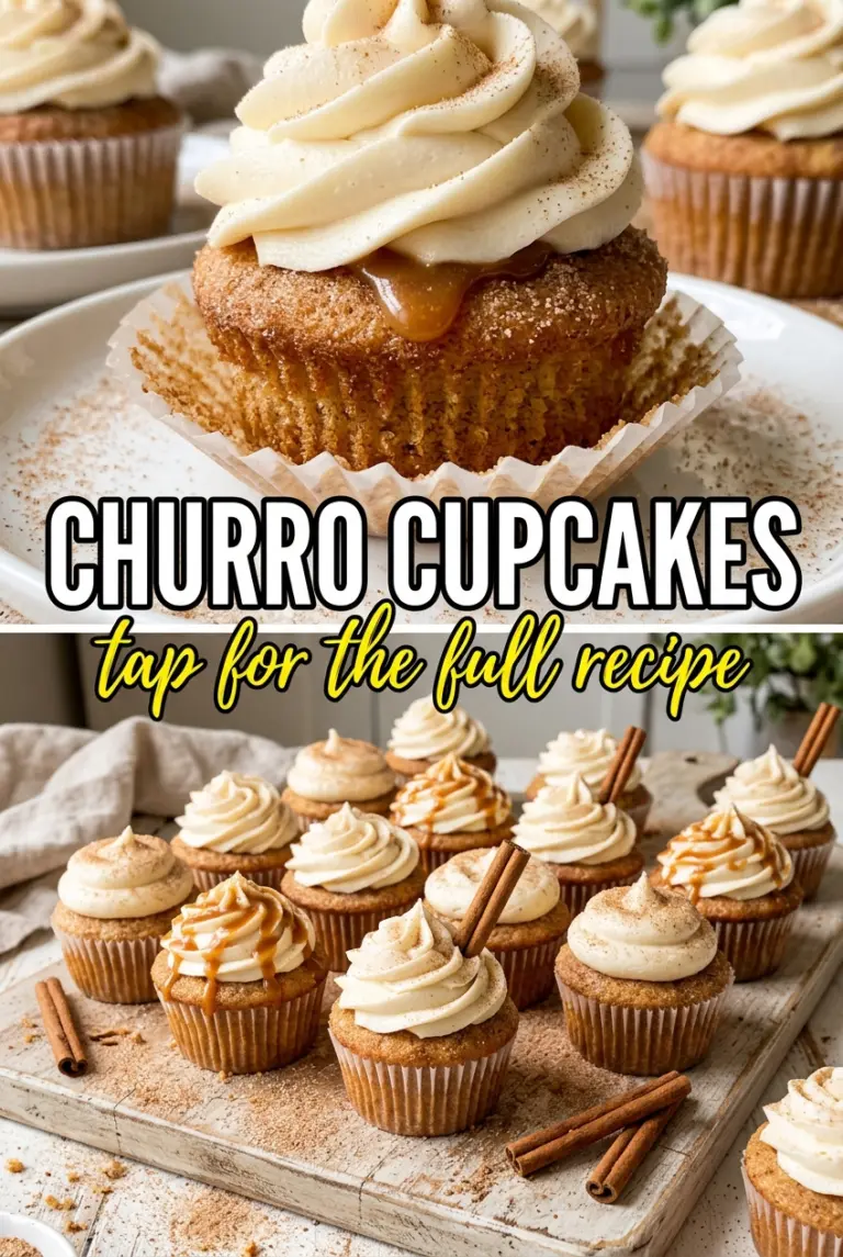 Churro Cupcakes