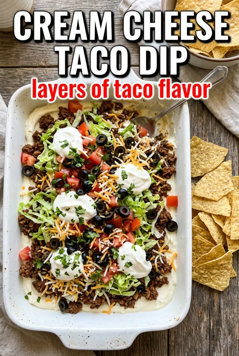 Cream Cheese Taco Dip