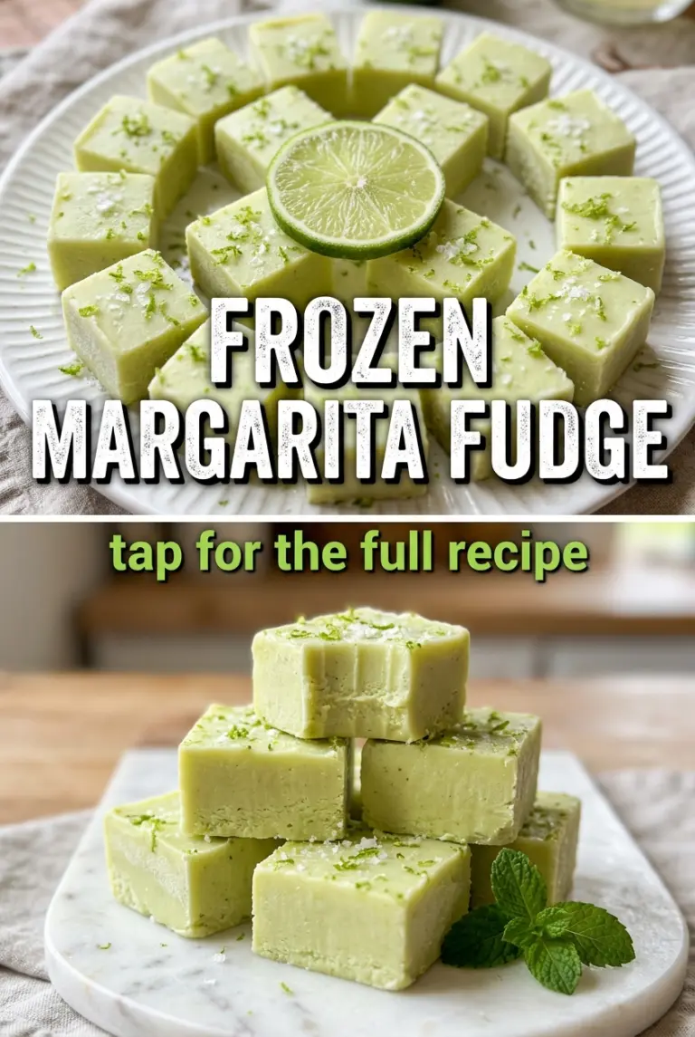 Frozen Margarita Fudge