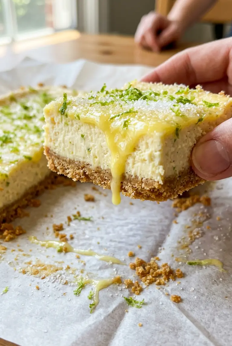 Margarita Cheesecake Bars