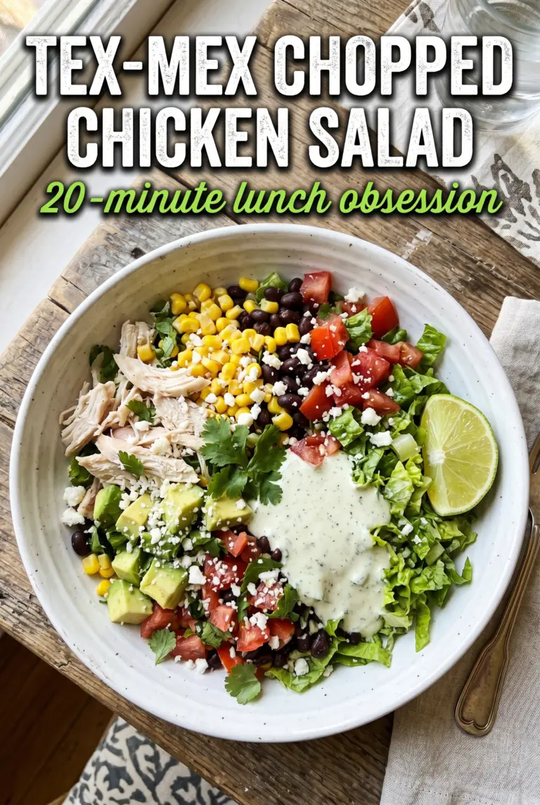 Tex-Mex Chopped Chicken Salad