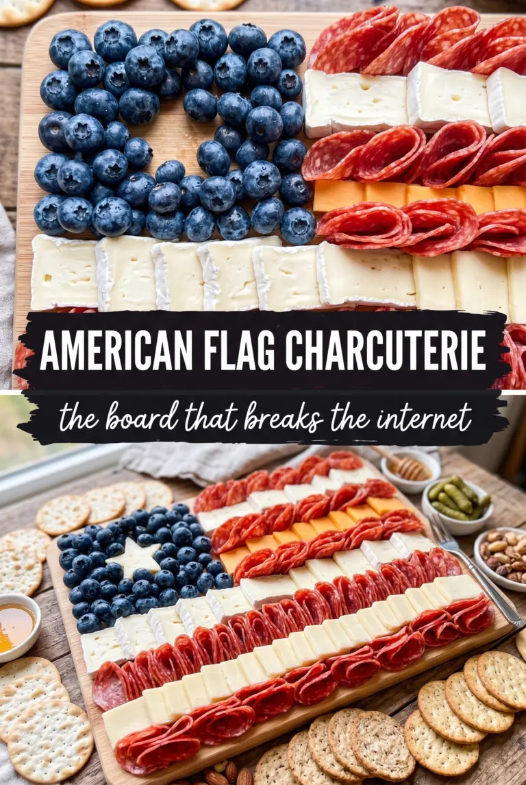 American Flag Charcuterie Board