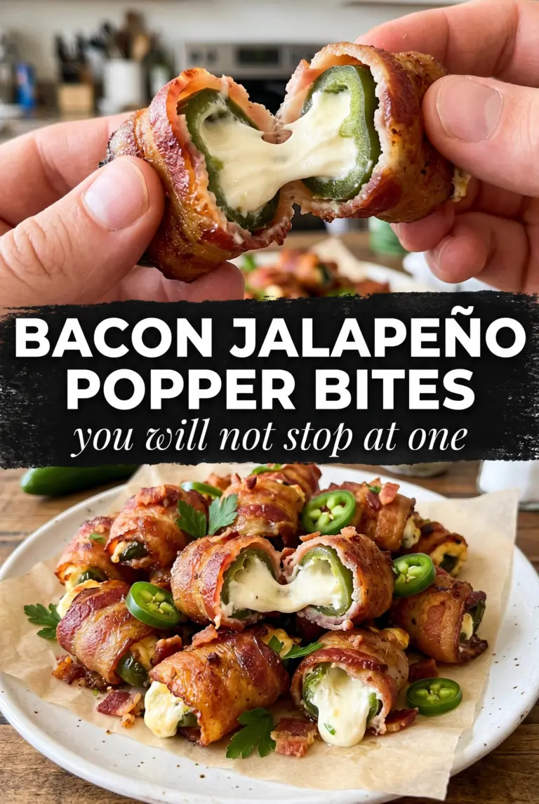 Bacon Jalapeño Popper Bites