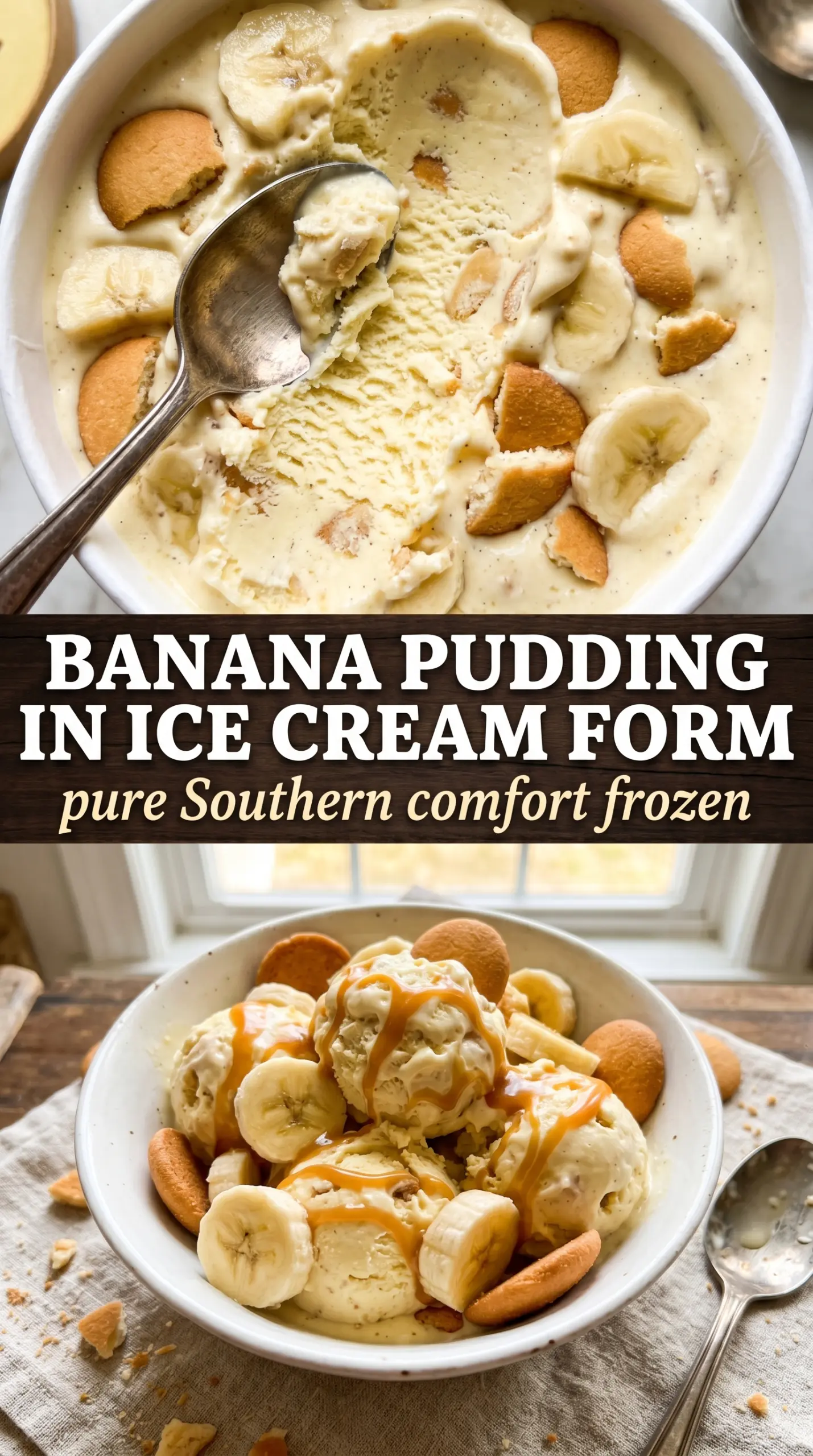 Scooped ice cream or frozen dessert in a bowl