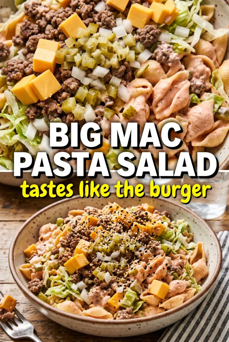 Big Mac Pasta Salad