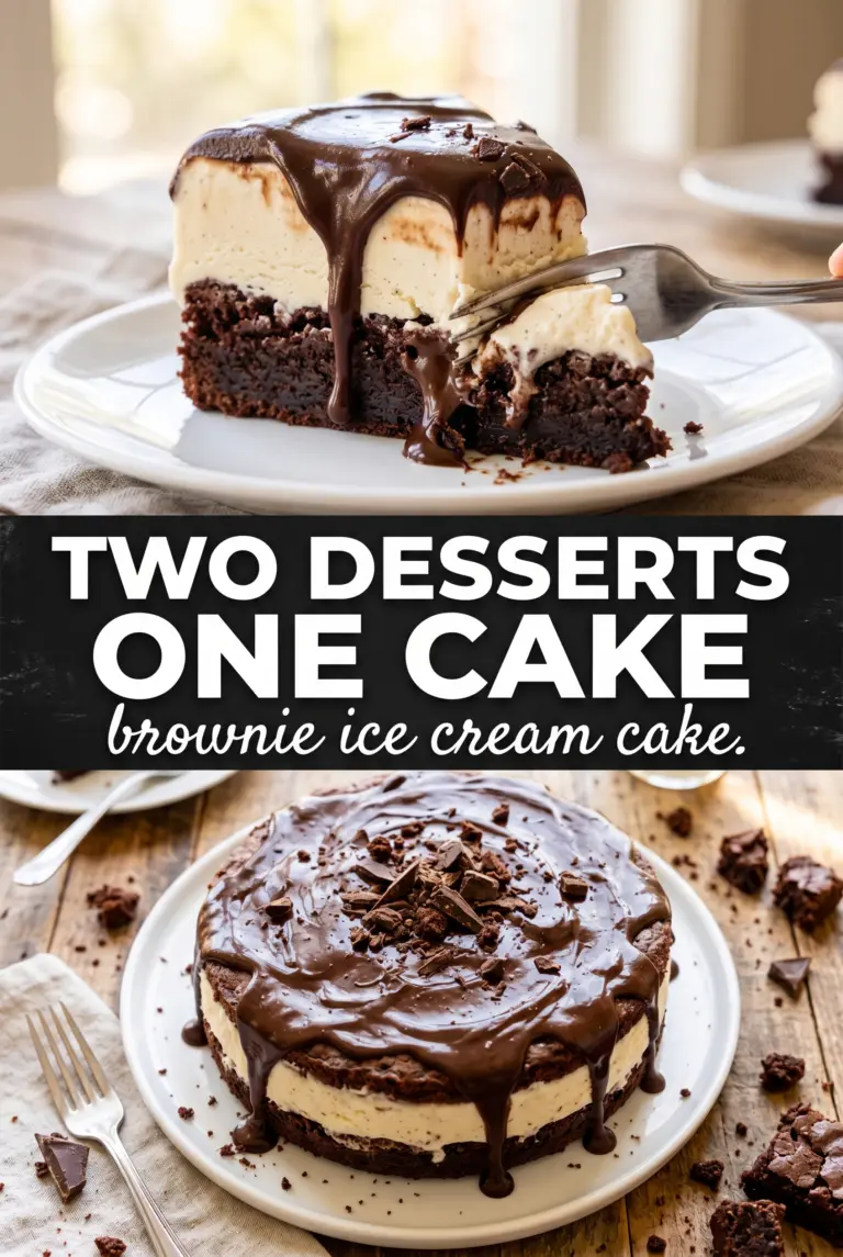 Brownie Ice Cream Cake