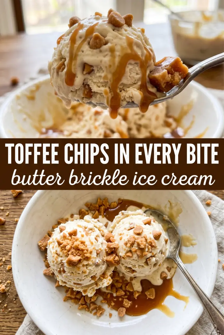 Butter Brickle Ice Cream