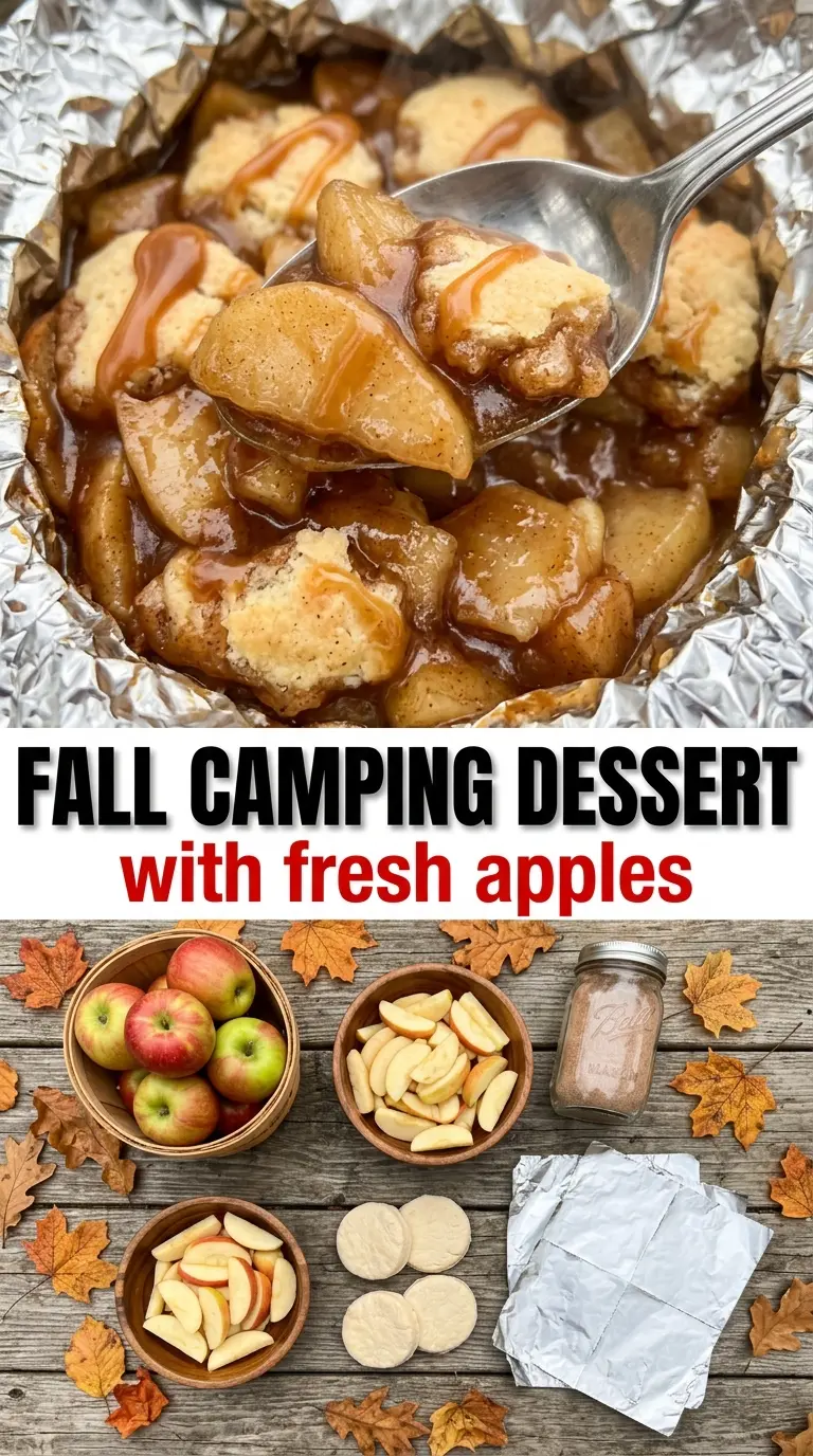Campfire Apple Pie Packets cinnamon apples foil dessert