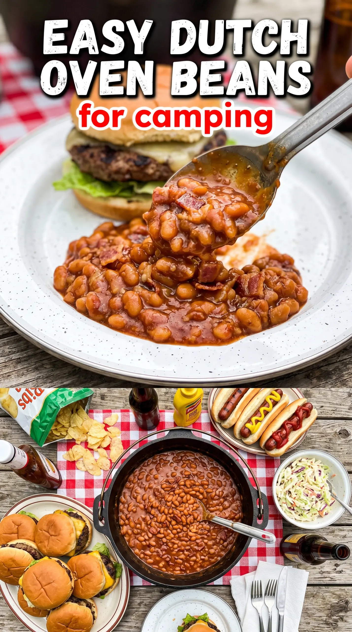 Campfire Baked Beans smoky bacon beans