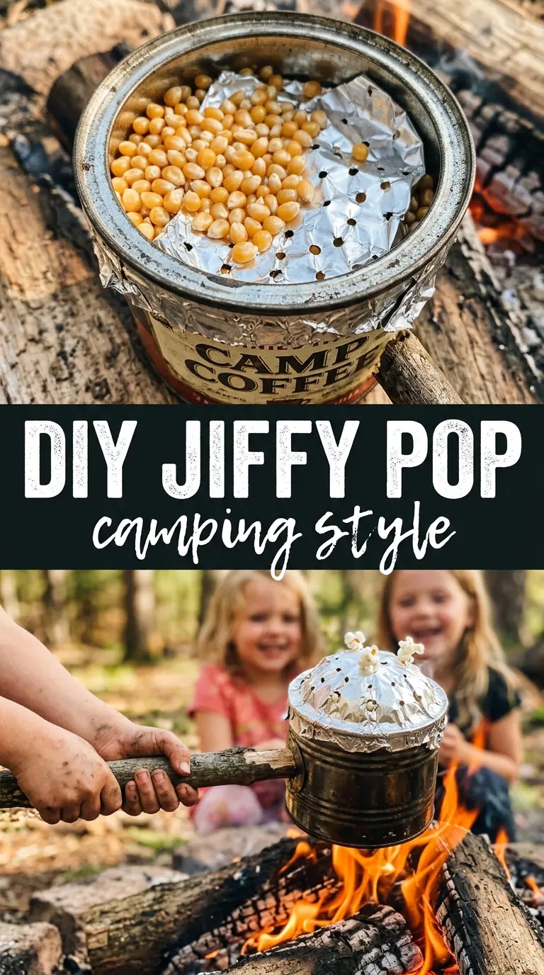 Campfire Popcorn in a Can smoky crunchy