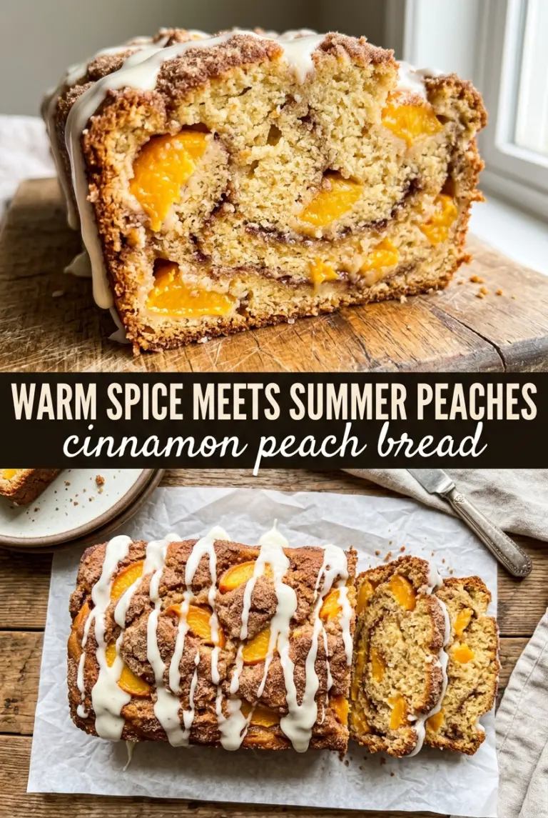 Cinnamon Peach Bread