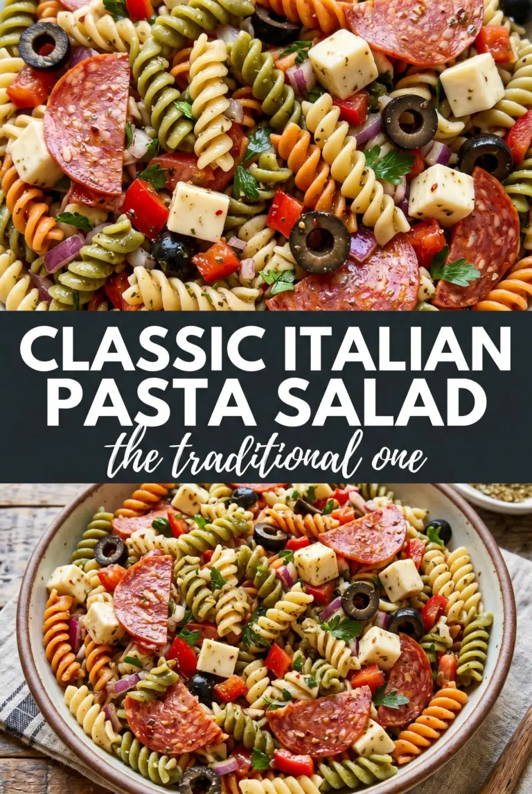 Classic Italian Pasta Salad