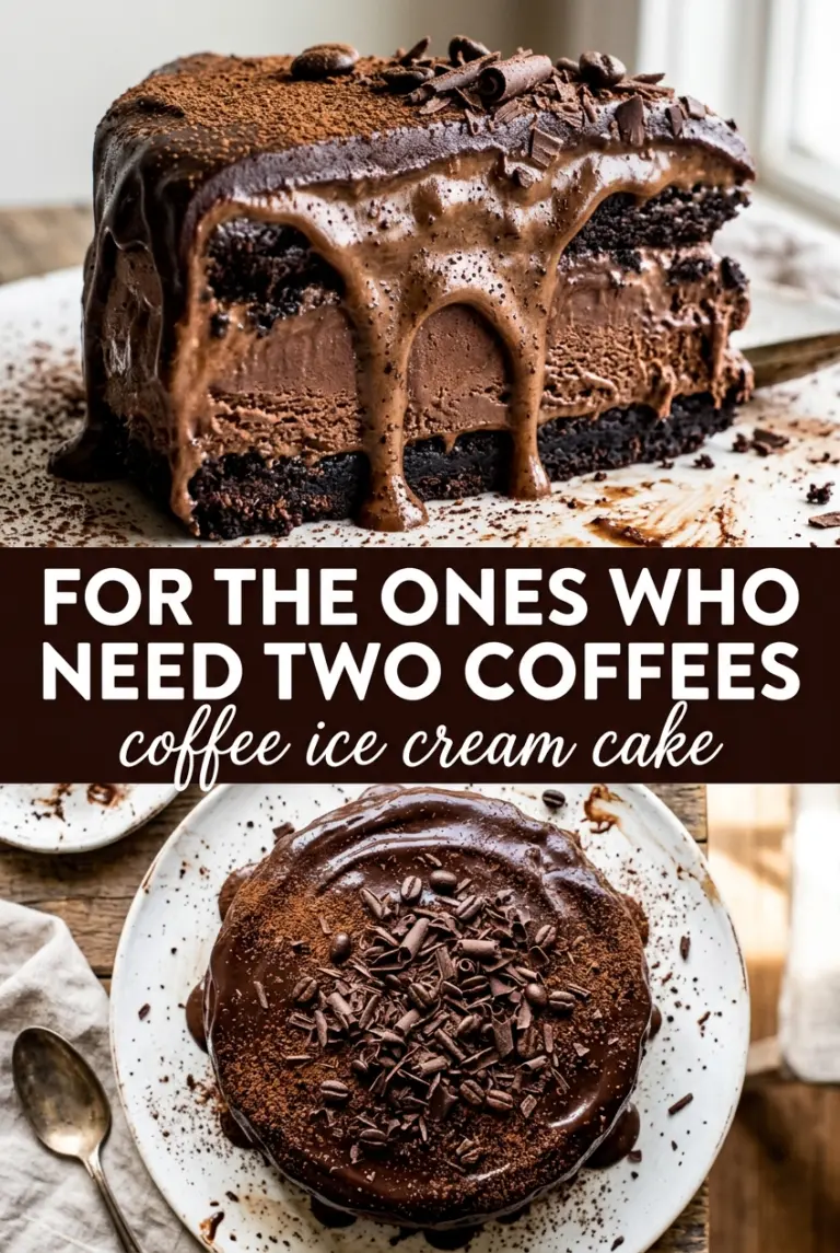 Coffee Ice Cream Cake
