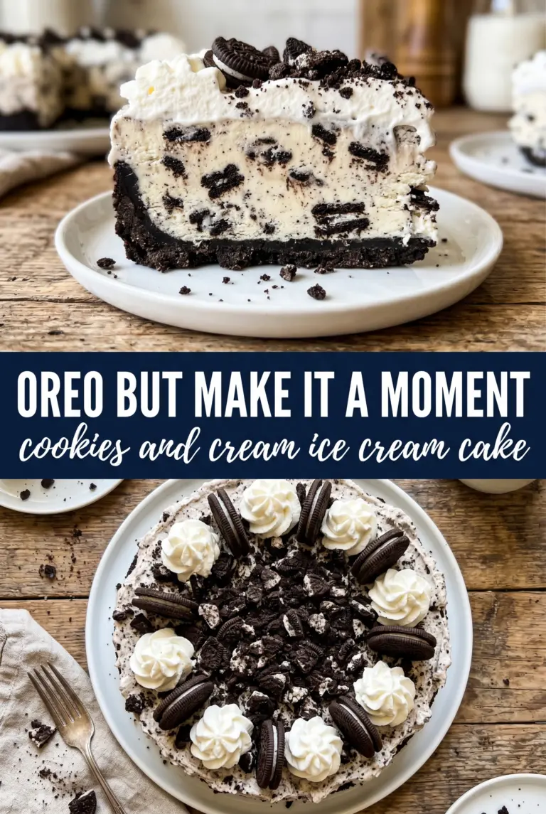 Cookies and Cream Ice Cream Cake