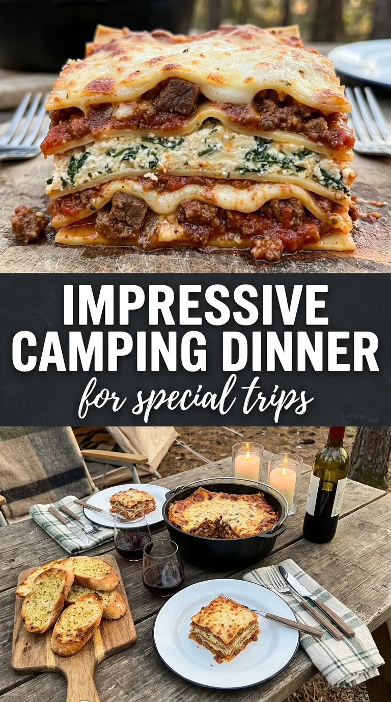 Dutch oven lasagna cheesy bubbly