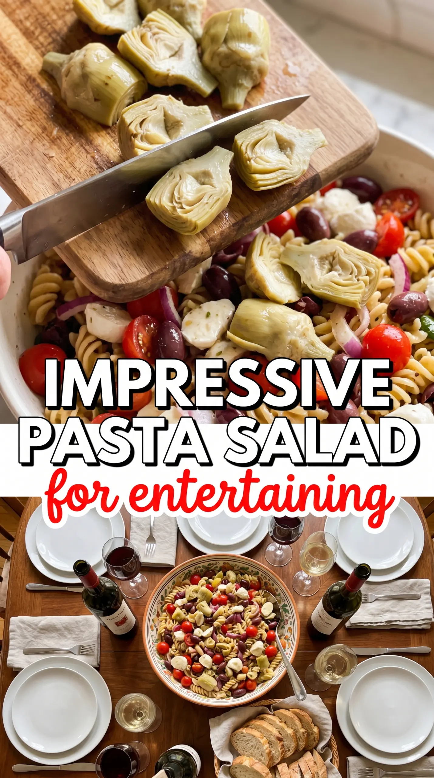 Easy Italian Antipasto Pasta Salad antipasto-style colorful