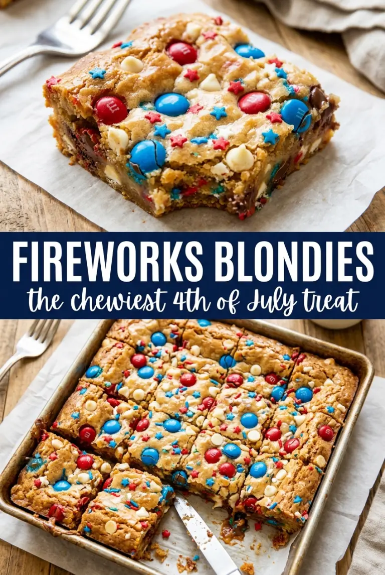 Fireworks Blondies