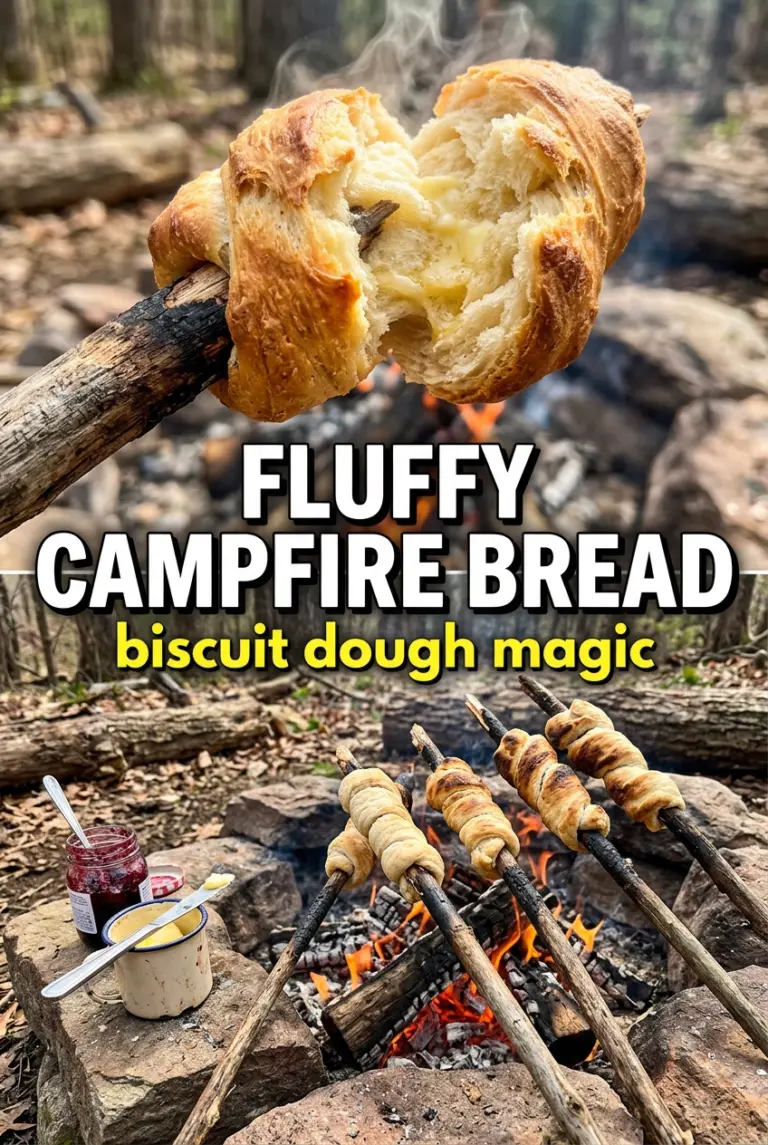 Fluffy Campfire Bread