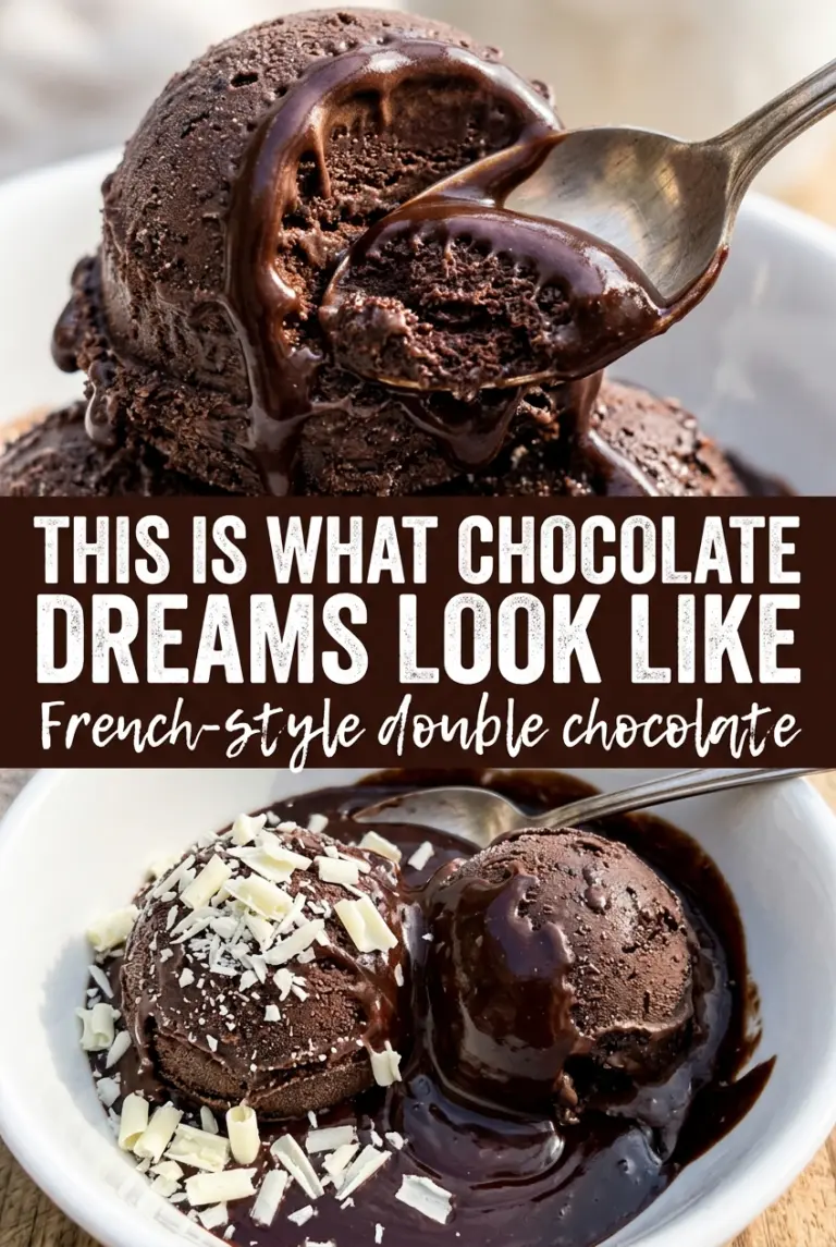 French-Style Double Chocolate Ice Cream