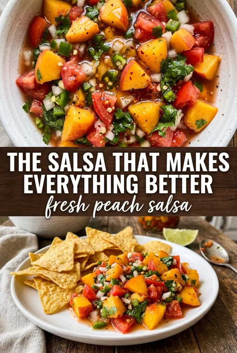 Fresh Peach Salsa