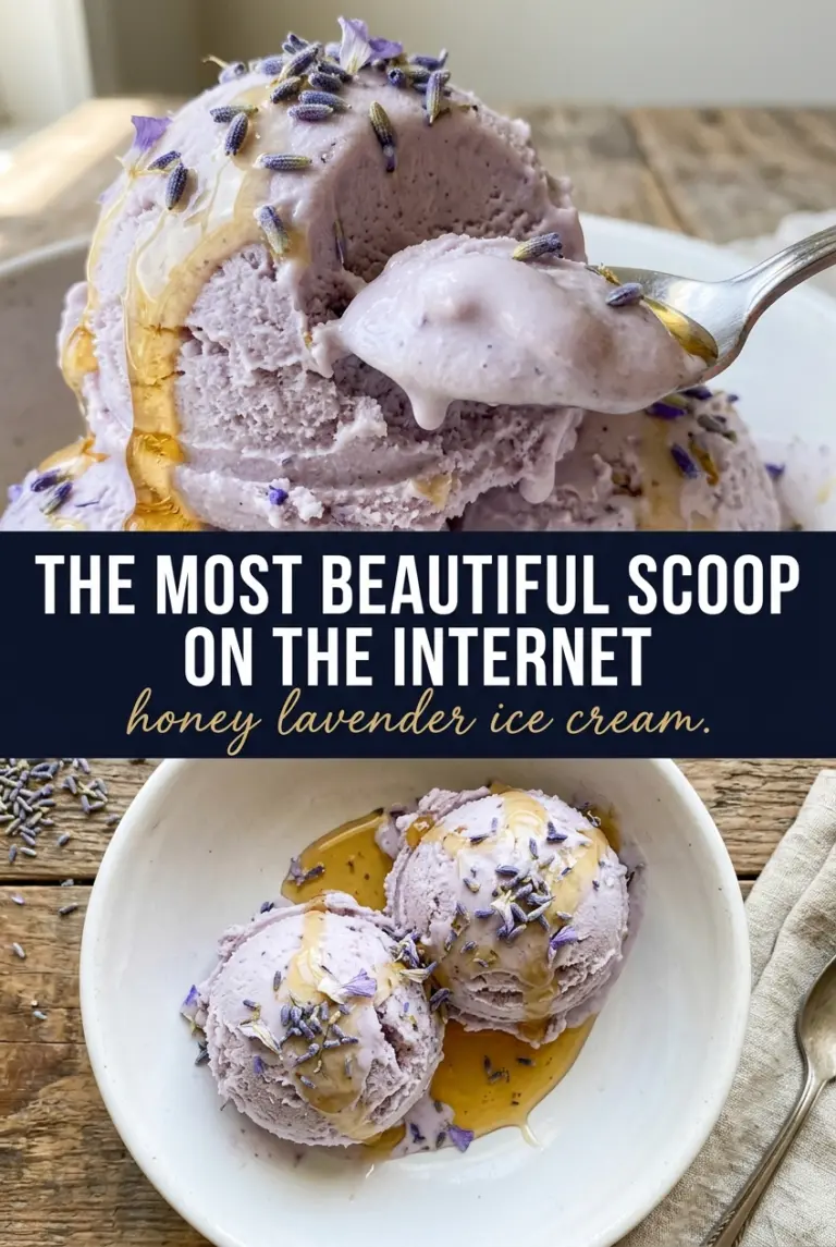 Honey Lavender Ice Cream