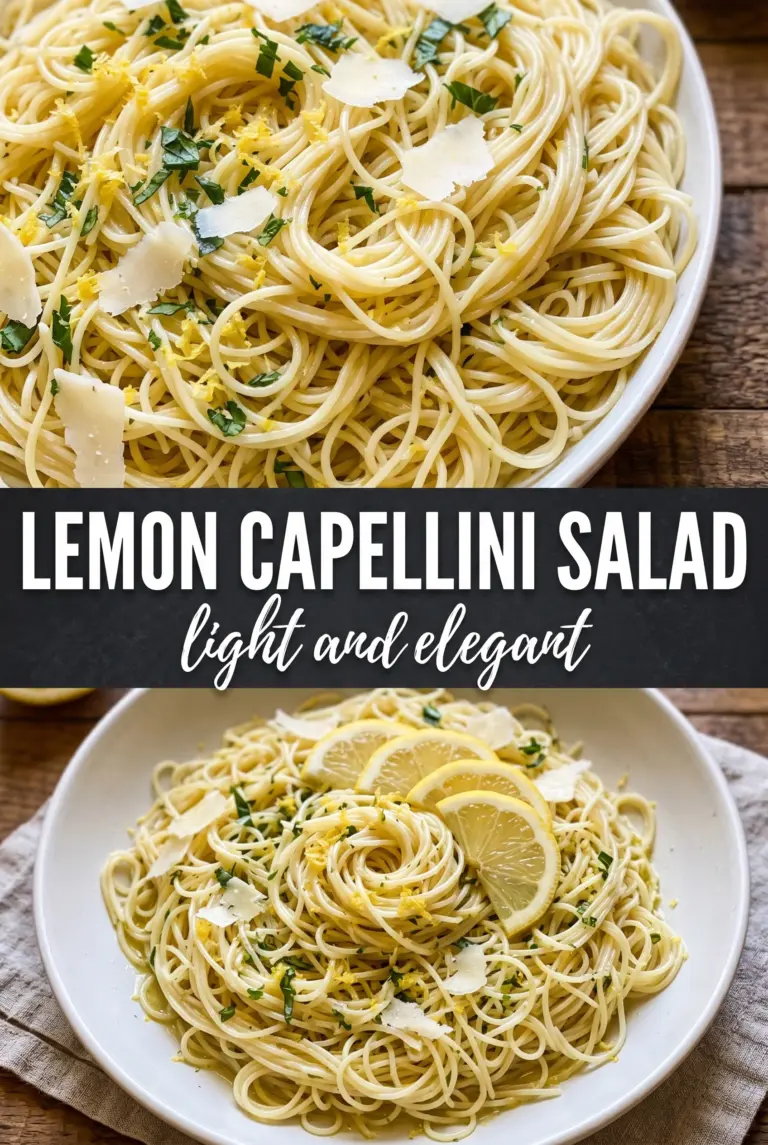 Lemon Capellini Salad