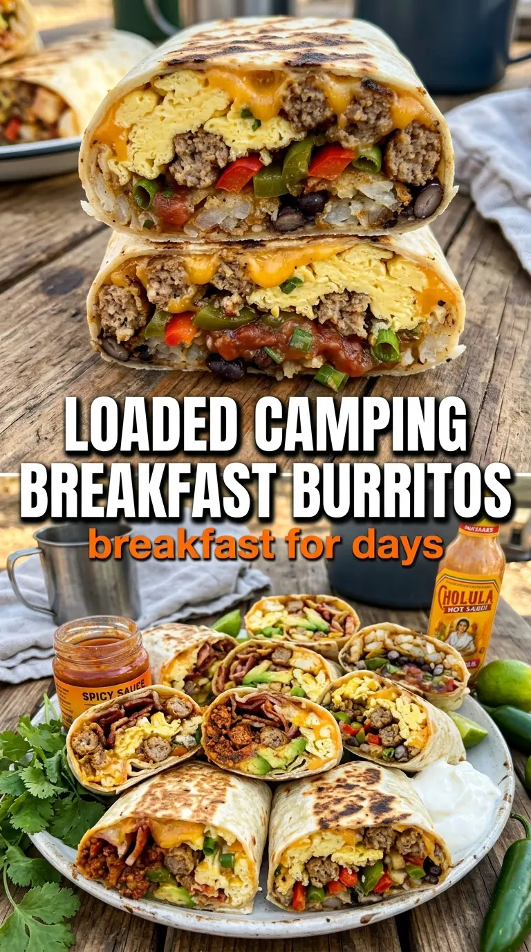 Make Ahead Breakfast Burritos freezer breakfast, meal prep, wrapped and ready