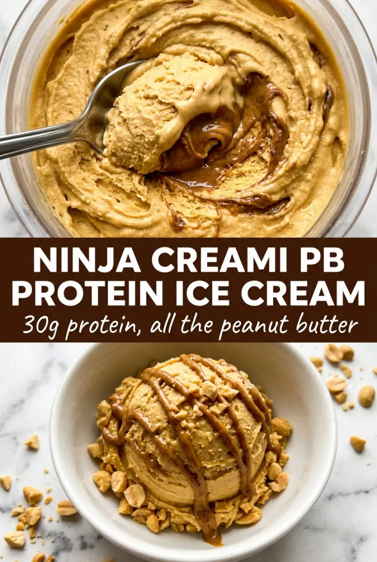 Ninja Creami Peanut Butter Protein Ice Cream