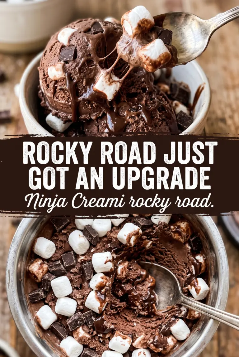 Ninja Creami Rocky Road Ice Cream