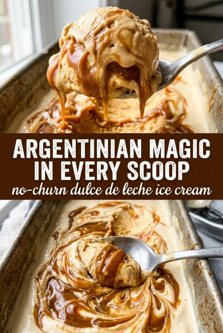 No-Churn Dulce de Leche Ice Cream