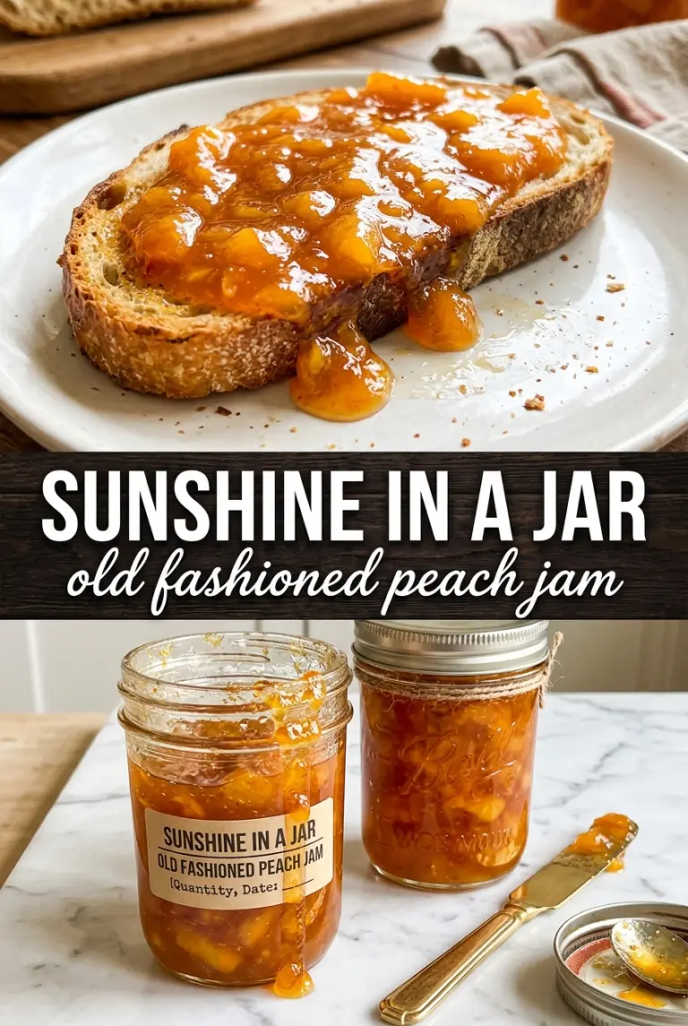 Old Fashioned Peach Jam