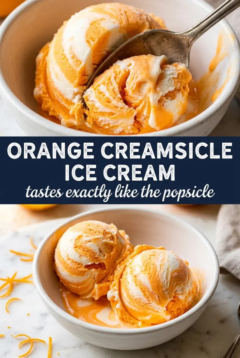 Orange Creamsicle Ice Cream