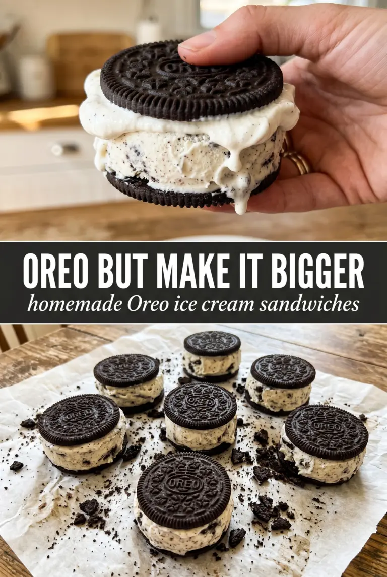Oreo Ice Cream Sandwiches