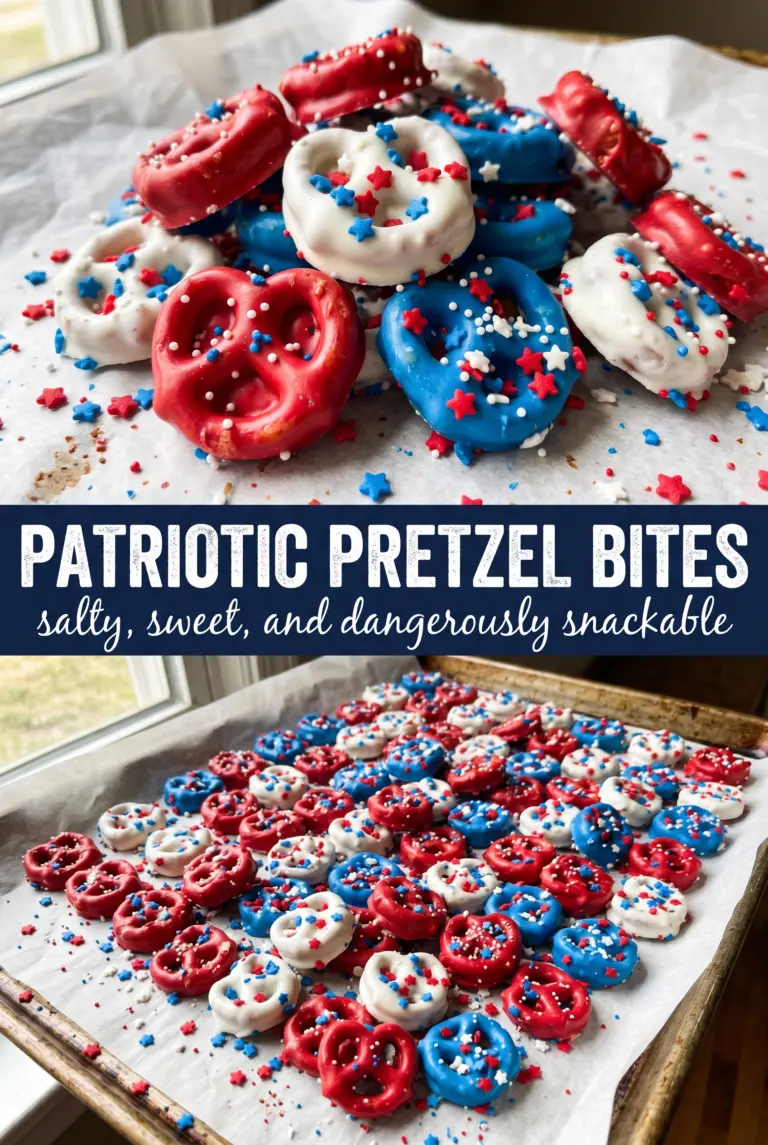 Patriotic Pretzel Bites