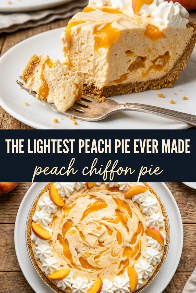 Peach Chiffon Pie