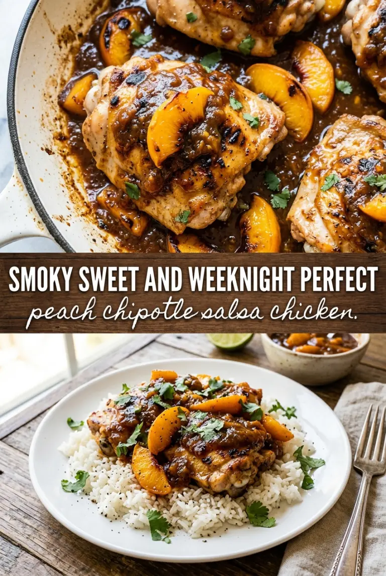 Peach Chipotle Salsa Chicken
